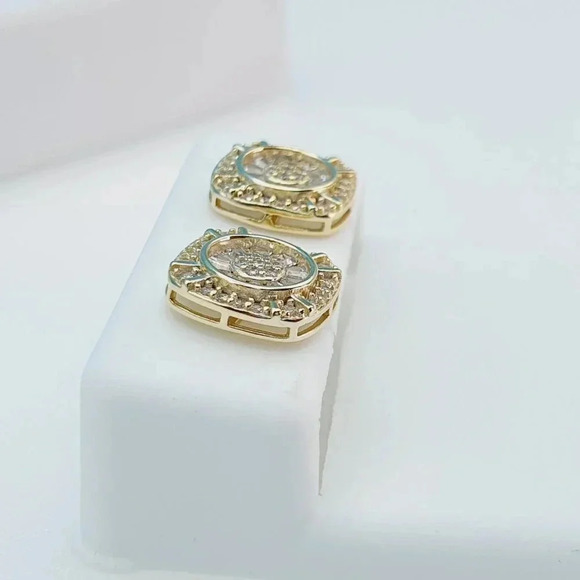 925 Sterling Silver Cubic Zirconia Earrings, U19254797 - Picture 9 of 11